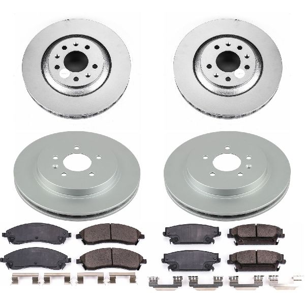 2005-2008 Cadillac STS Disc Brake Kit - Front and Rear (Powerstop)