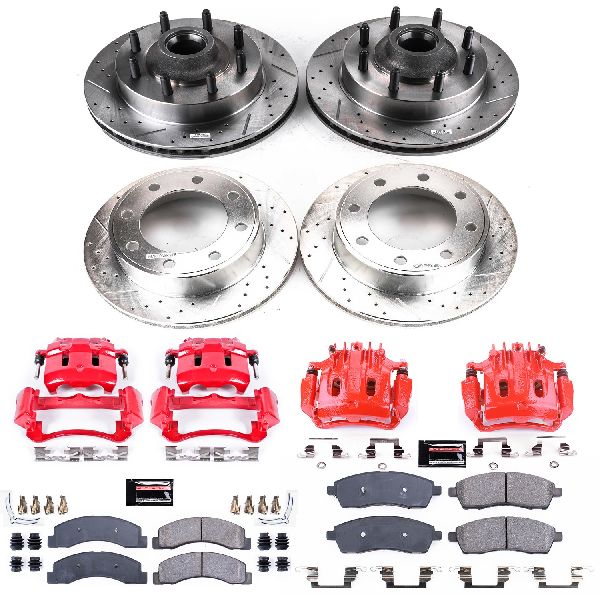 2003-2005 Ford Excursion Disc Brake Kit - Front and Rear (Powerstop)