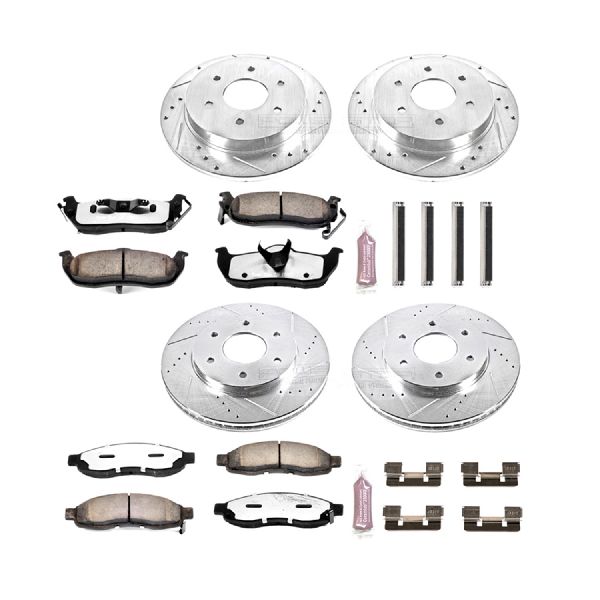 2004-2005 INFINITI QX56 Disc Brake Kit - Front and Rear (Powerstop)