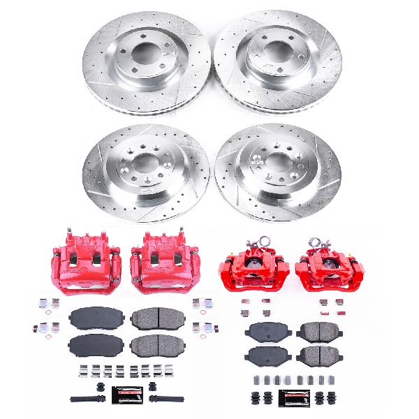 2013-2015 Lincoln MKX Disc Brake Kit - Front and Rear (Powerstop)