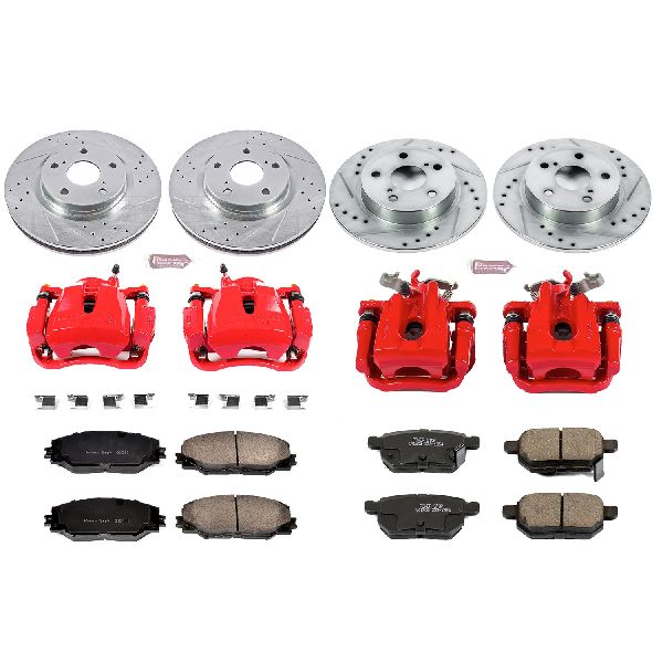 2011-2016 Scion tC Disc Brake Kit - Front and Rear (Powerstop)