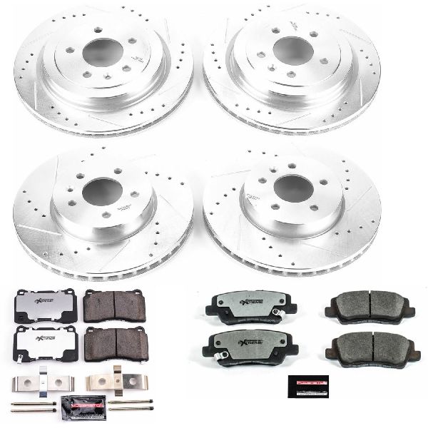 2013-2015 Cadillac ATS Disc Brake Kit - Front and Rear (Powerstop)