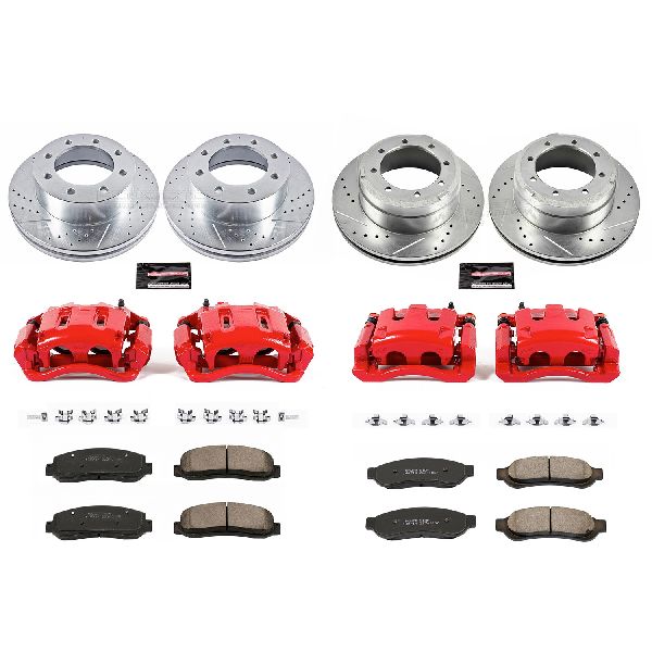 2005-2010 Ford F-350 Super Duty Disc Brake Kit - Front and Rear (Powerstop)