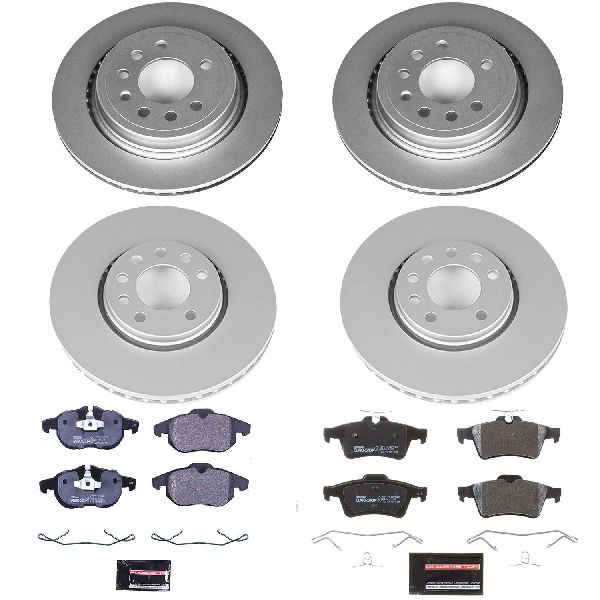 2008-2011 Saab 9-3 Disc Brake Kit - Front and Rear (Powerstop)