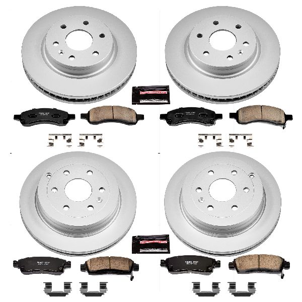 2008-2017 Buick Enclave Disc Brake Kit - Front and Rear (Powerstop)