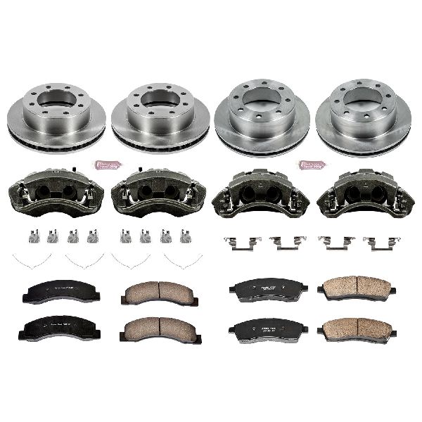 2000-2005 Ford Excursion Disc Brake Kit - Front and Rear (Powerstop)