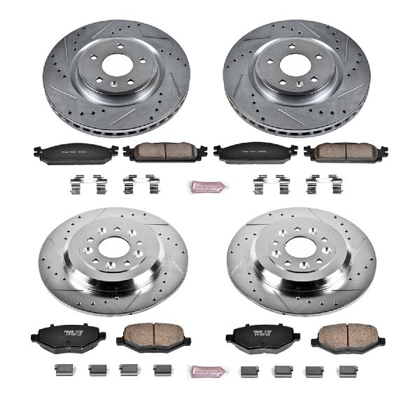 2009-2011 Ford Flex Disc Brake Kit - Front and Rear (Powerstop)