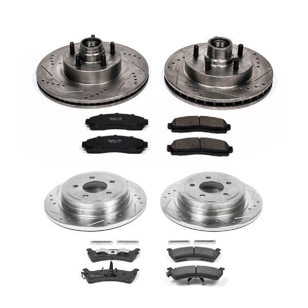 2003-2005 Ford Explorer Sport Trac Disc Brake Kit - Front and Rear (Powerstop)