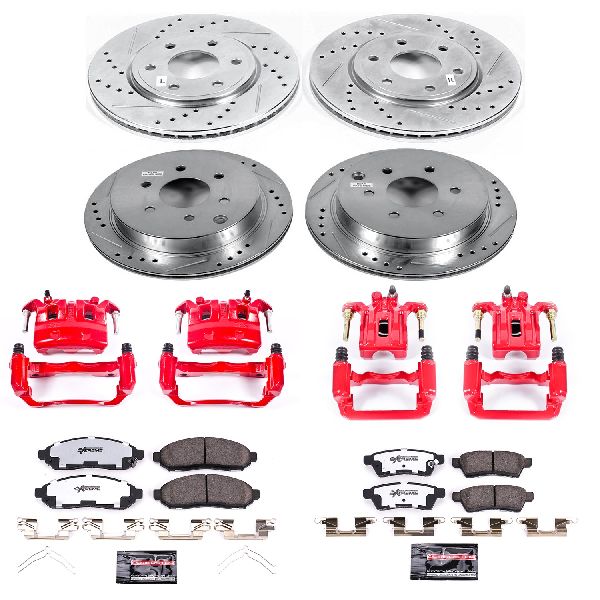 2009-2012 Suzuki Equator Disc Brake Kit - Front and Rear (Powerstop)