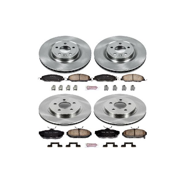 2011-2014 Ford Mustang Disc Brake Kit - Front and Rear (Powerstop)