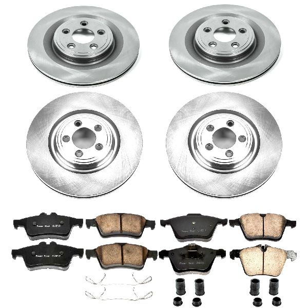 2009 Jaguar XF Disc Brake Kit - Front and Rear (Powerstop)