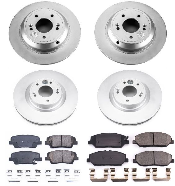 2009 Hyundai Genesis Disc Brake Kit - Front and Rear (Powerstop)