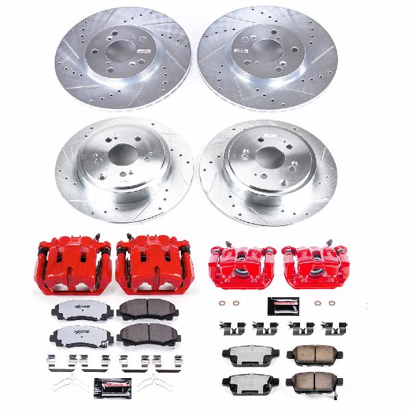 2012-2014 Honda Ridgeline Disc Brake Kit - Front and Rear (Powerstop)