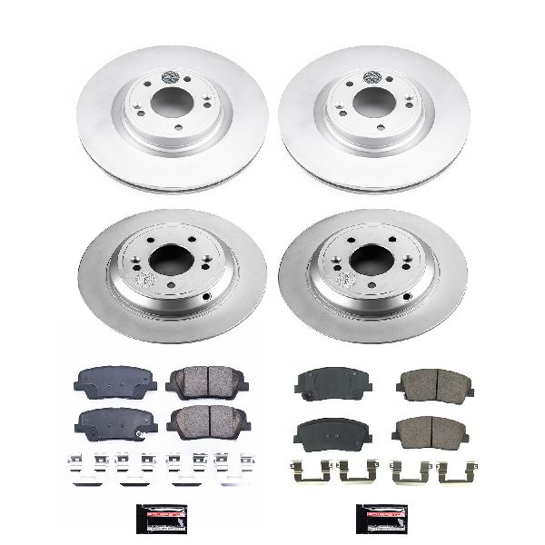 2018-2020 Kia Stinger Disc Brake Kit - Front and Rear (Powerstop)