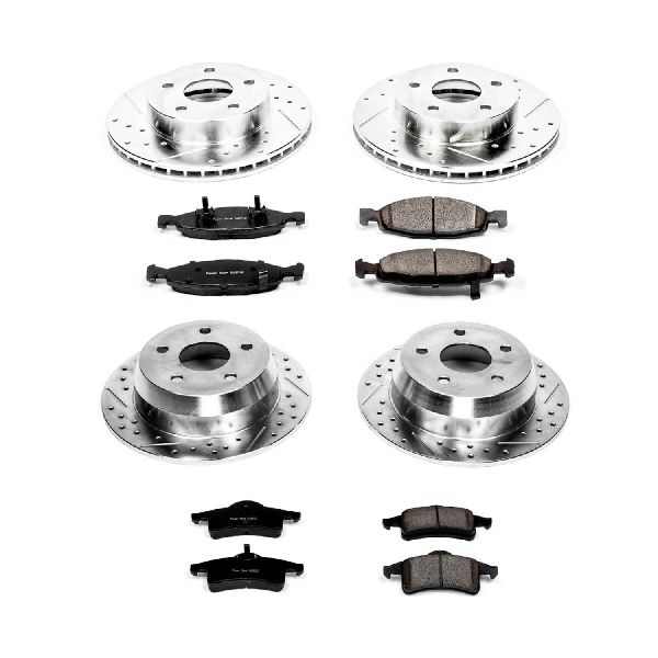 1999-2002 Jeep Grand Cherokee Disc Brake Kit - Front and Rear (Powerstop)