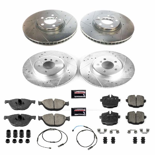 2012-2018 BMW 650i Disc Brake Kit - Front and Rear (Powerstop)