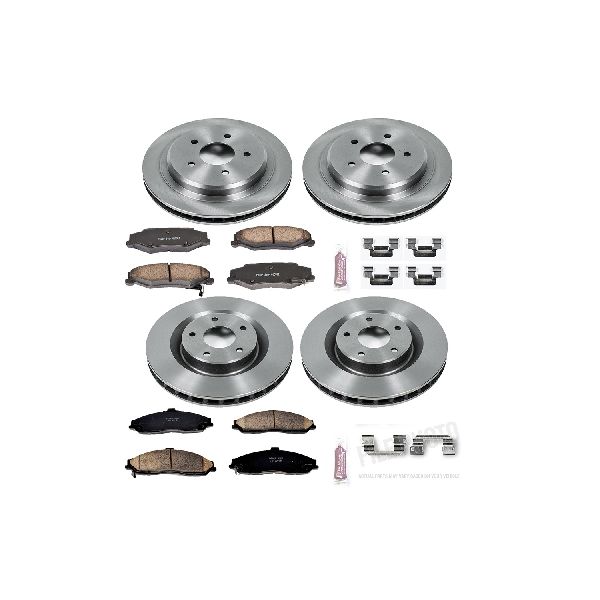 2003-2007 Cadillac CTS Disc Brake Kit - Front and Rear (Powerstop)
