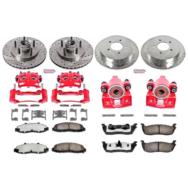 2000-2002 Lincoln Navigator Disc Brake Kit - Front and Rear (Powerstop)