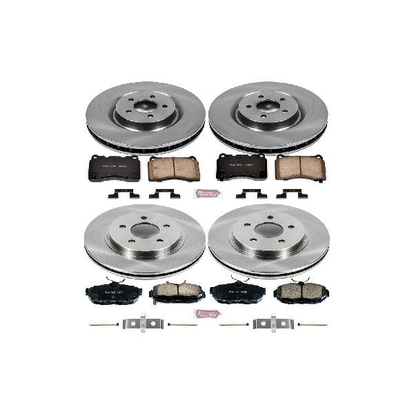 2012 Ford Mustang Disc Brake Kit - Front and Rear (Powerstop)