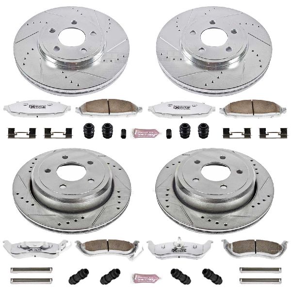 2003-2004 Mercury Marauder Disc Brake Kit - Front and Rear (Powerstop)