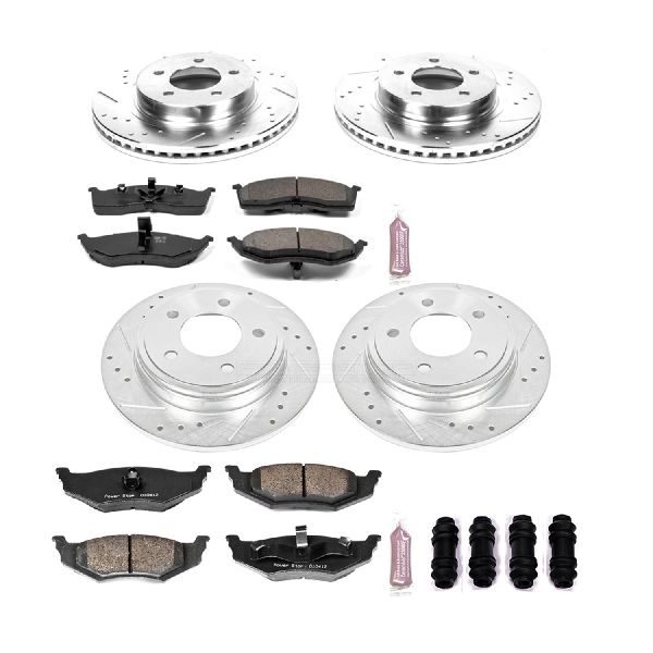 1998-2004 Dodge Intrepid Disc Brake Kit - Front and Rear (Powerstop)