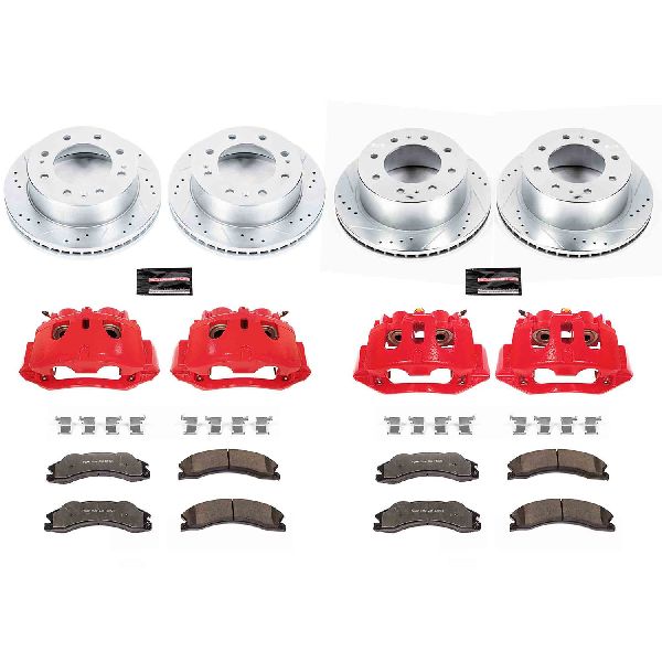 2011 GMC Sierra 2500 HD Disc Brake Kit - Front and Rear (Powerstop)