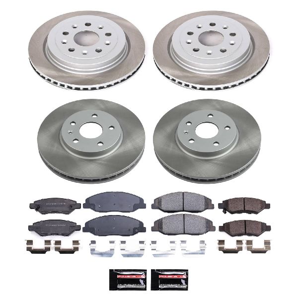 2008-2014 Cadillac CTS Disc Brake Kit - Front and Rear (Powerstop)