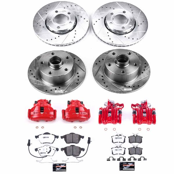 1999-2001 Audi A4 Disc Brake Kit - Front and Rear (Powerstop)