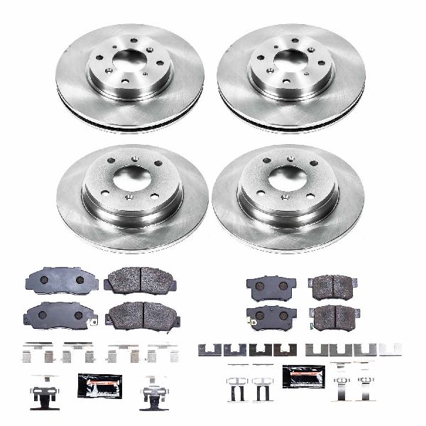 1993-1996 Honda Prelude Disc Brake Kit - Front and Rear (Powerstop)