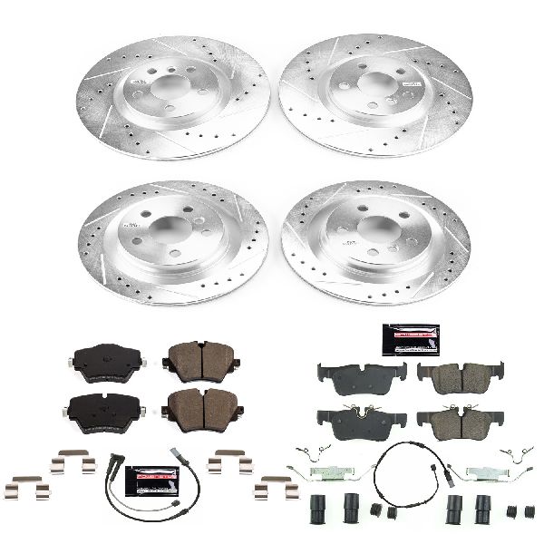 2018-2024 Mini Cooper Countryman Disc Brake Kit - Front and Rear (Powerstop)