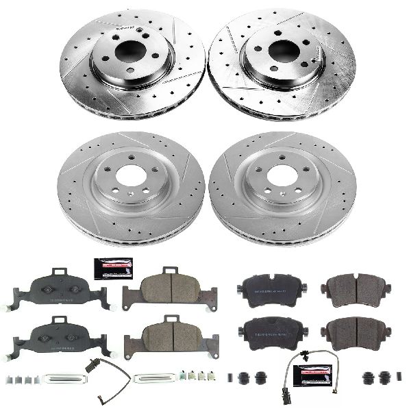 2019-2020 Audi A6 Quattro Disc Brake Kit - Front and Rear (Powerstop)