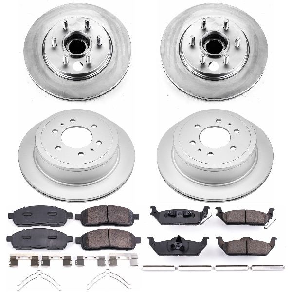 2006-2008 Lincoln Mark LT Disc Brake Kit - Front and Rear (Powerstop)