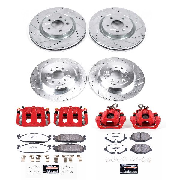 2011-2019 Lincoln MKT Disc Brake Kit - Front and Rear (Powerstop)