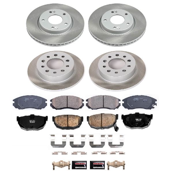 2004-2006 Hyundai Tiburon Disc Brake Kit - Front and Rear (Powerstop)