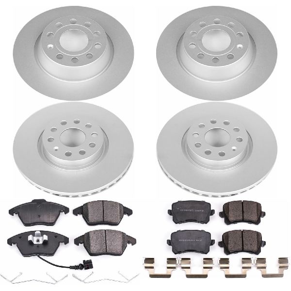 2009-2017 Volkswagen CC Disc Brake Kit - Front and Rear (Powerstop)