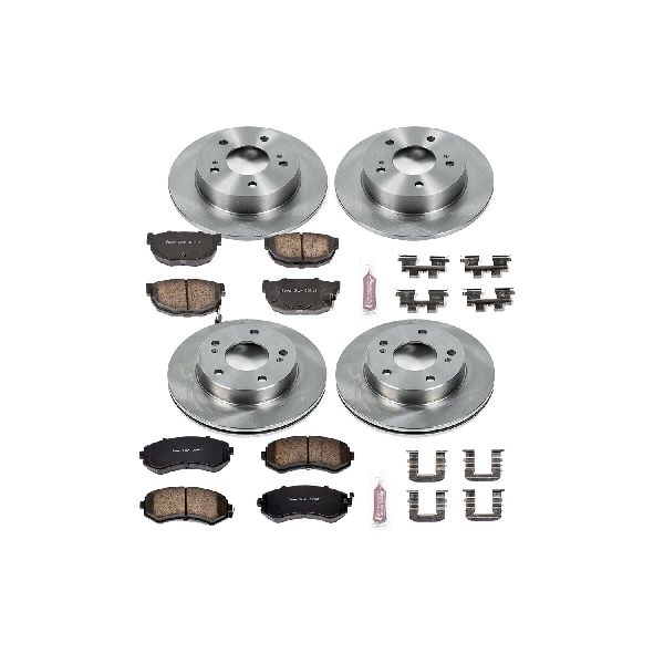 1994-1996 Nissan 240SX Disc Brake Kit - Front and Rear (Powerstop)