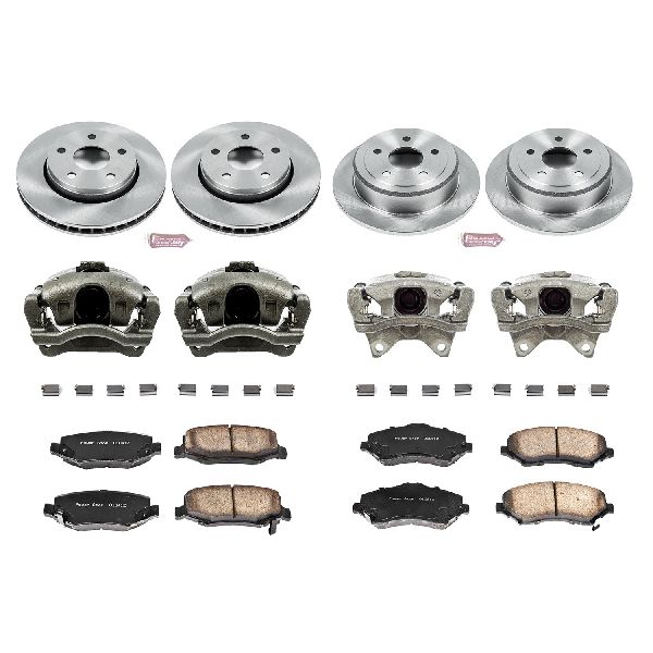 2007-2017 Jeep Wrangler Disc Brake Kit - Front and Rear (Powerstop)