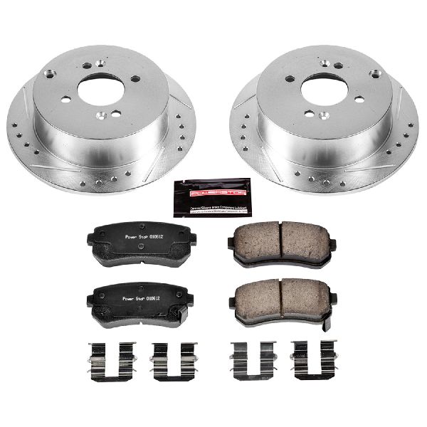 2006-2007 Hyundai Accent Disc Brake Kit - Rear (Powerstop)