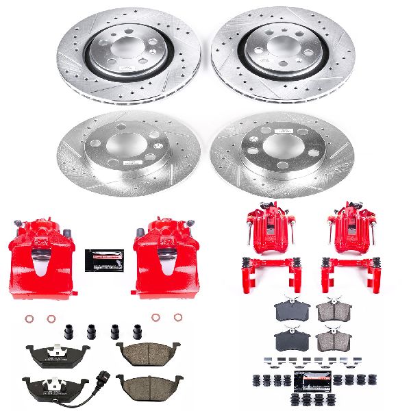 2001-2005 Volkswagen Jetta Disc Brake Kit - Front and Rear (Powerstop)
