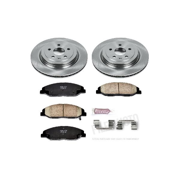 2008-2014 Cadillac CTS Disc Brake Kit - Rear (Powerstop)