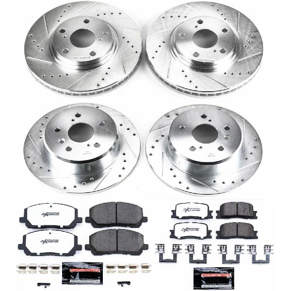 2001-2003 Toyota Highlander Disc Brake Kit - Front and Rear (Powerstop)
