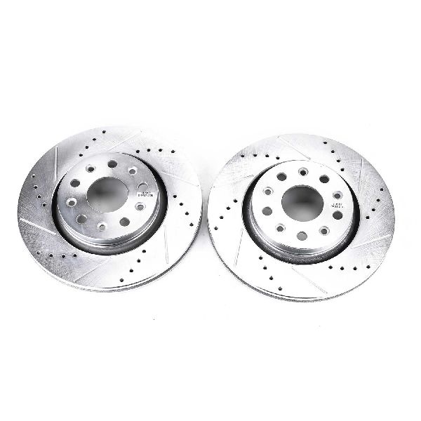 2018-2023 Jeep Wrangler Disc Brake Rotor Set - Front (Powerstop)