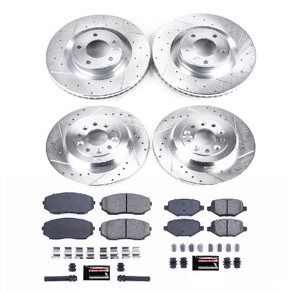 2013-2015 Lincoln MKX Disc Brake Kit - Front and Rear (Powerstop)
