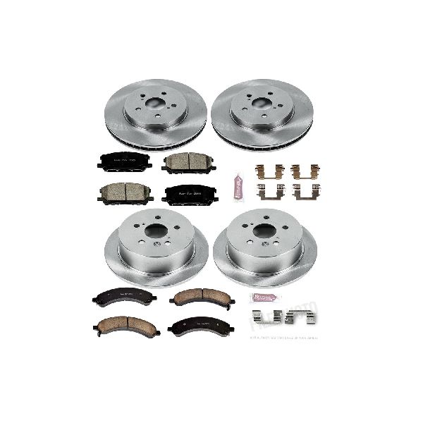 2006-2008 Lexus RX400h Disc Brake Kit - Front and Rear (Powerstop)