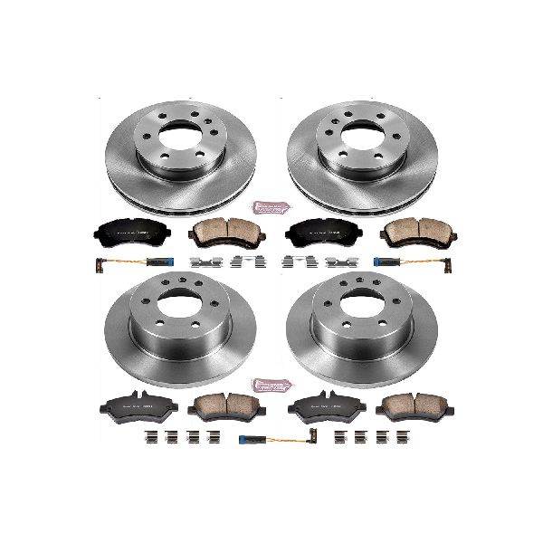 2007-2009 Freightliner Sprinter 3500 Disc Brake Kit - Front and Rear (Powerstop)