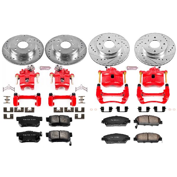 1992-1996 Honda Prelude Disc Brake Kit - Front and Rear (Powerstop)