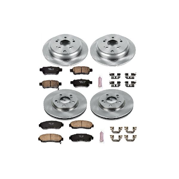 2005-2010 Honda Odyssey Disc Brake Kit - Front and Rear (Powerstop)
