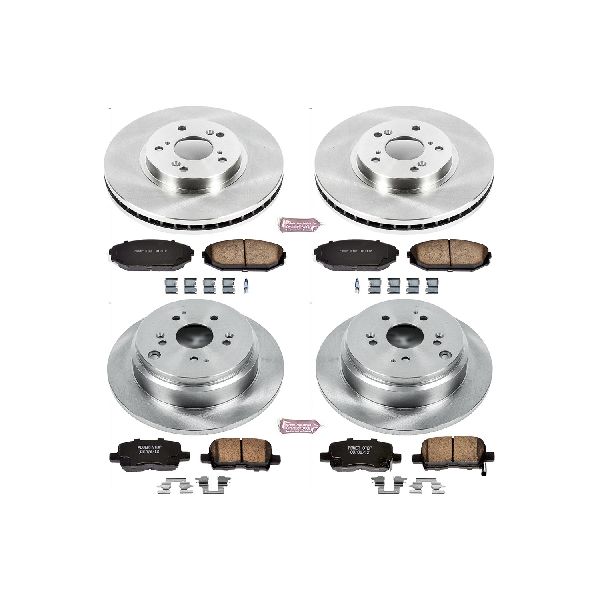 2002-2004 Honda Odyssey Disc Brake Kit - Front and Rear (Powerstop)