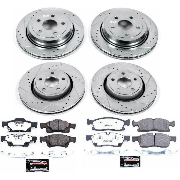 2012-2020 Dodge Durango Disc Brake Kit - Front and Rear (Powerstop)
