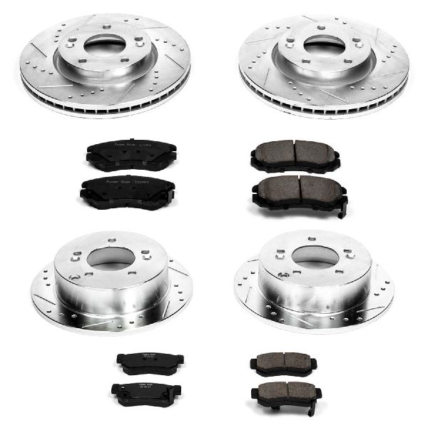 2006-2008 Hyundai Sonata Disc Brake Kit - Front and Rear (Powerstop)